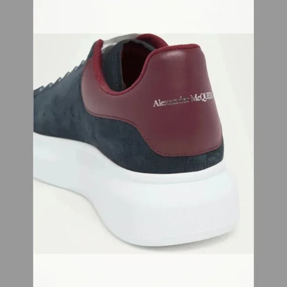 McQueen NIB Men's Suede Leather-Backstay Oversized Sneakers(ORIG.$650) (8) (41)